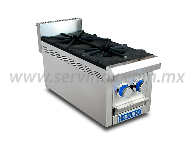 Parrilla Premium de 2 Quemadores Servinox PP2Q30.webp